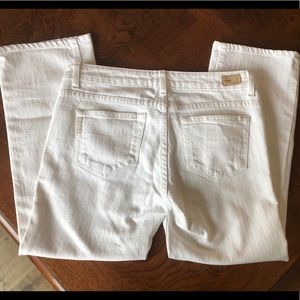Paige White Capris Cropped Jeans